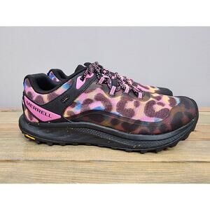 Merrell Women’s Antora 3 Rainbow Leopard Trail Sneakers Sz 9.5 Hiking Shoes